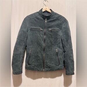 Danier Charcoal Suede Jacket